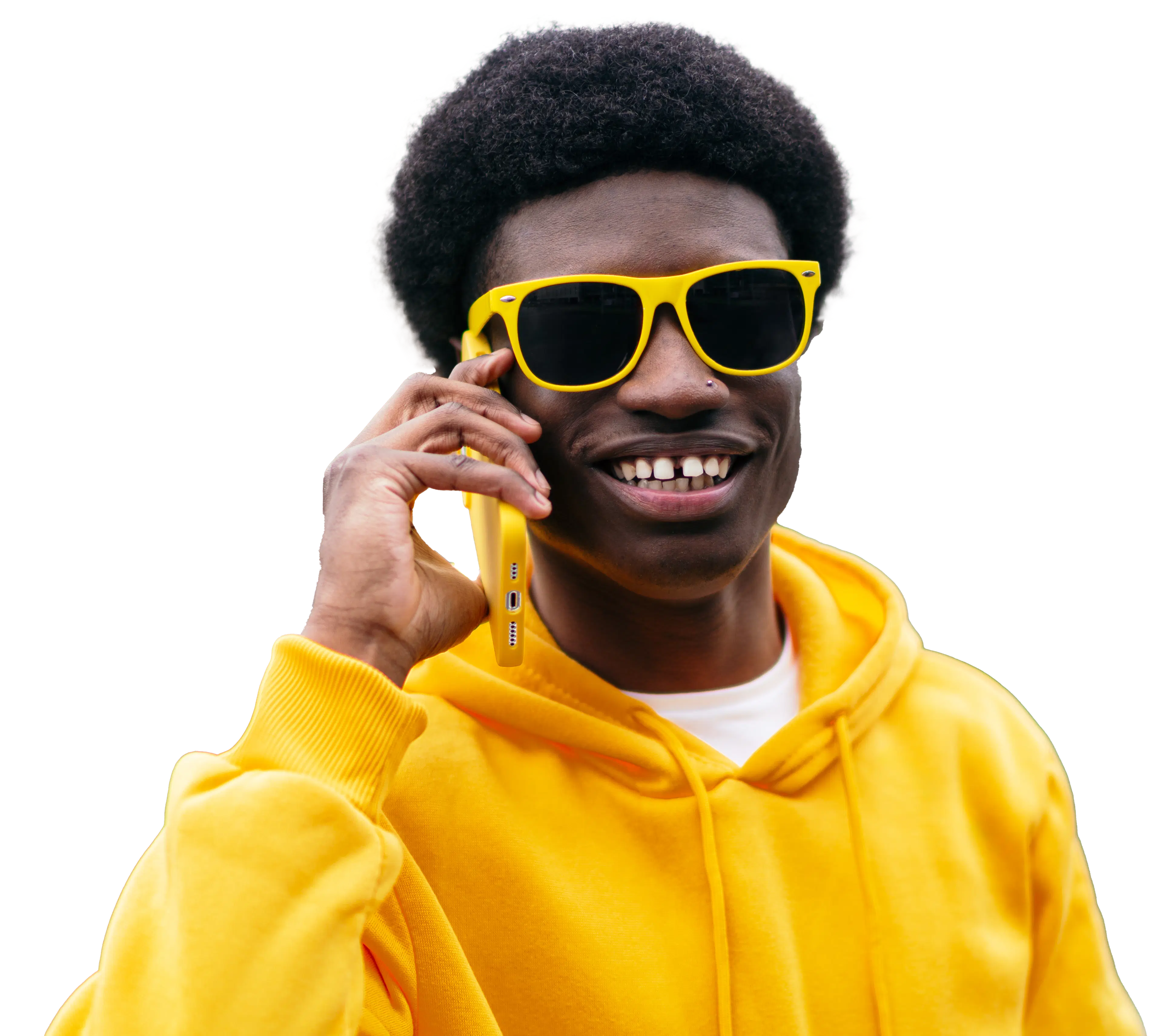 Man in yellow